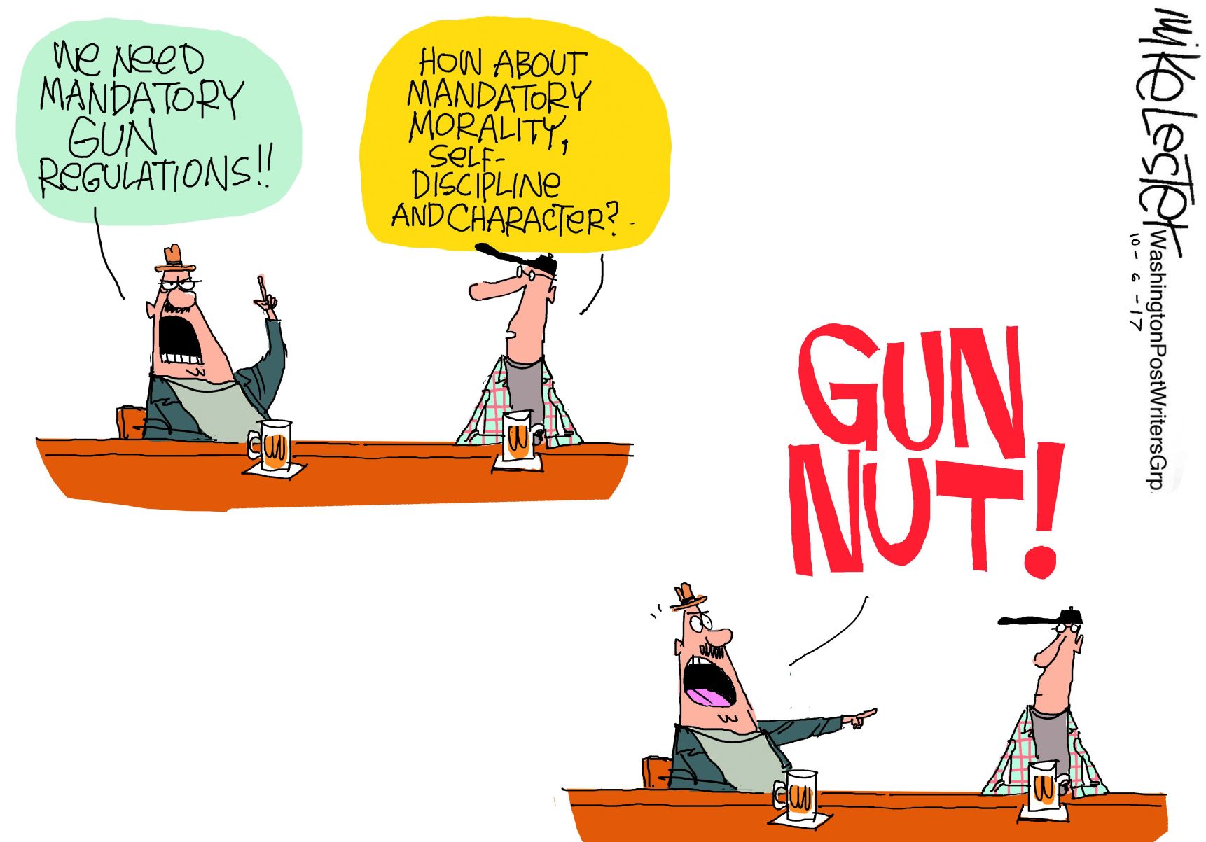 Mike Lester cartoon